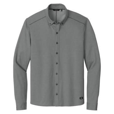 Code Stretch Long Sleeve Button-Up